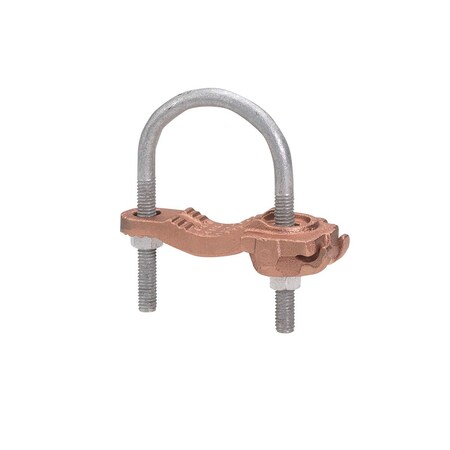 Burndy Mechanical Grounding Connector, Conductor to Water Pipe, 4-4/0 AWG, 12 GAR3909